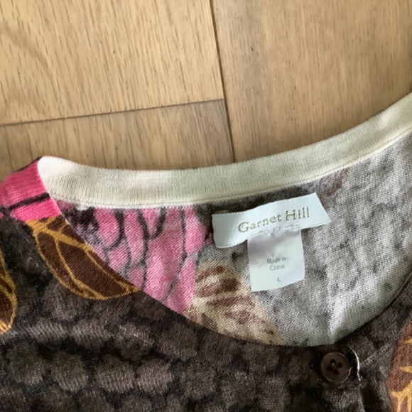 Lovely 100% Merino Wool Cardigan - L - excellent pre-loved condition - Picture 2 of 3